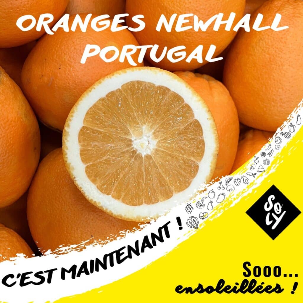Les premières oranges Newhall du Portugal sont arrivées chez SOLY Marché ! 🍊