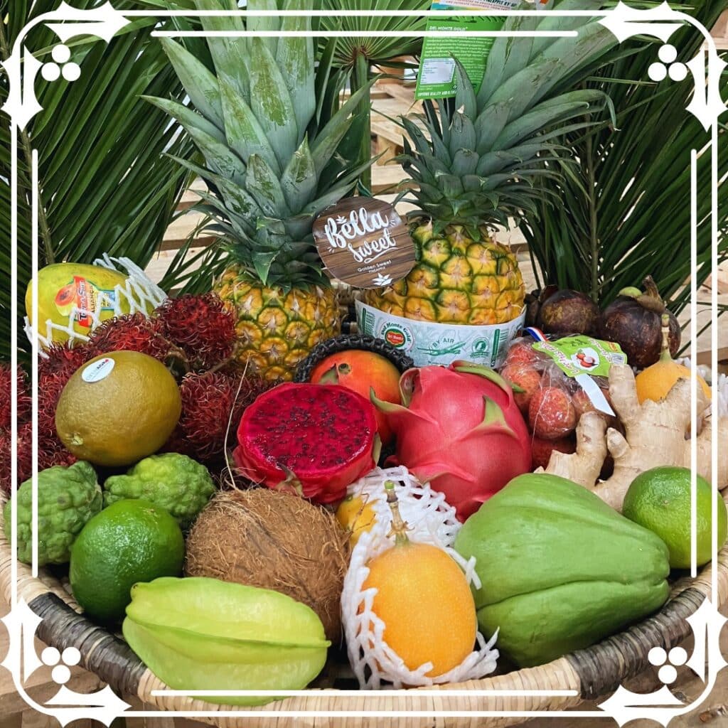 Pour des fêtes de fin d'année réussies et qui feront voyager vos convives, pensez aux fruits exotiques ! 🥭🍍🥥