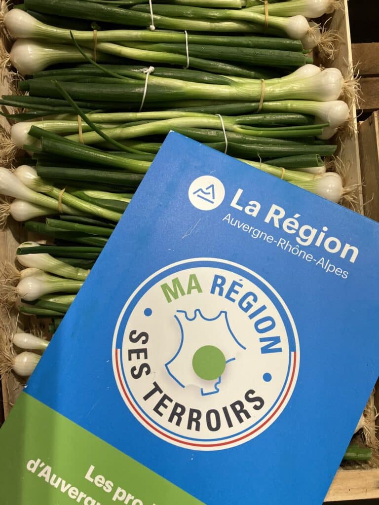 Les oignons blancs de la région Auvergne-Rhône-Alpes sont disponibles chez SOLY Marché !